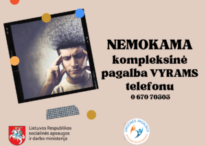 Pagalba vyrams telefonu